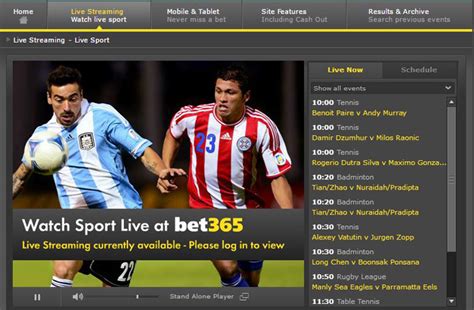 bet365 live streaming football schedule